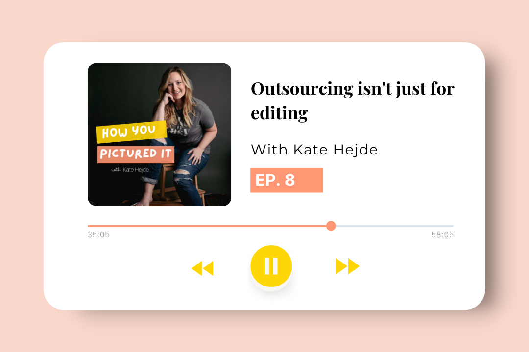 Outsourcing isn't just for editing podcast episode cover