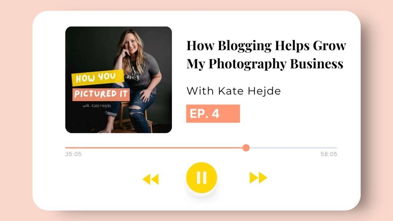 blogging from photographers podcast episode cover